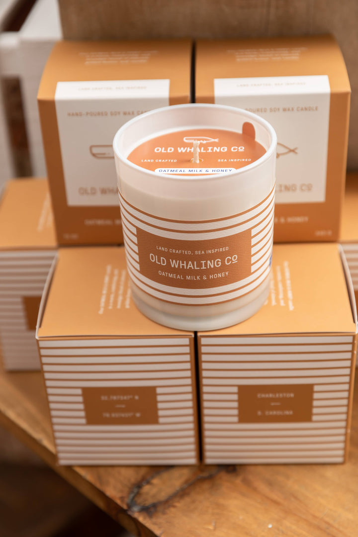 Old Whaling Company Gifts Oatmeal Milk & Honey Candle