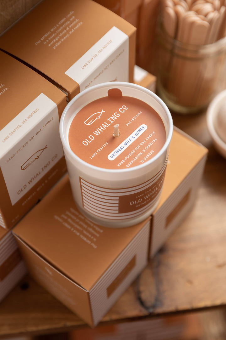 Old Whaling Company Gifts Oatmeal Milk & Honey Candle