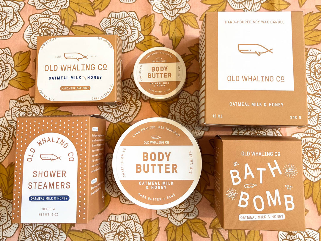 Old Whaling Company Gifts Oatmeal Milk & Honey Shower Steamers