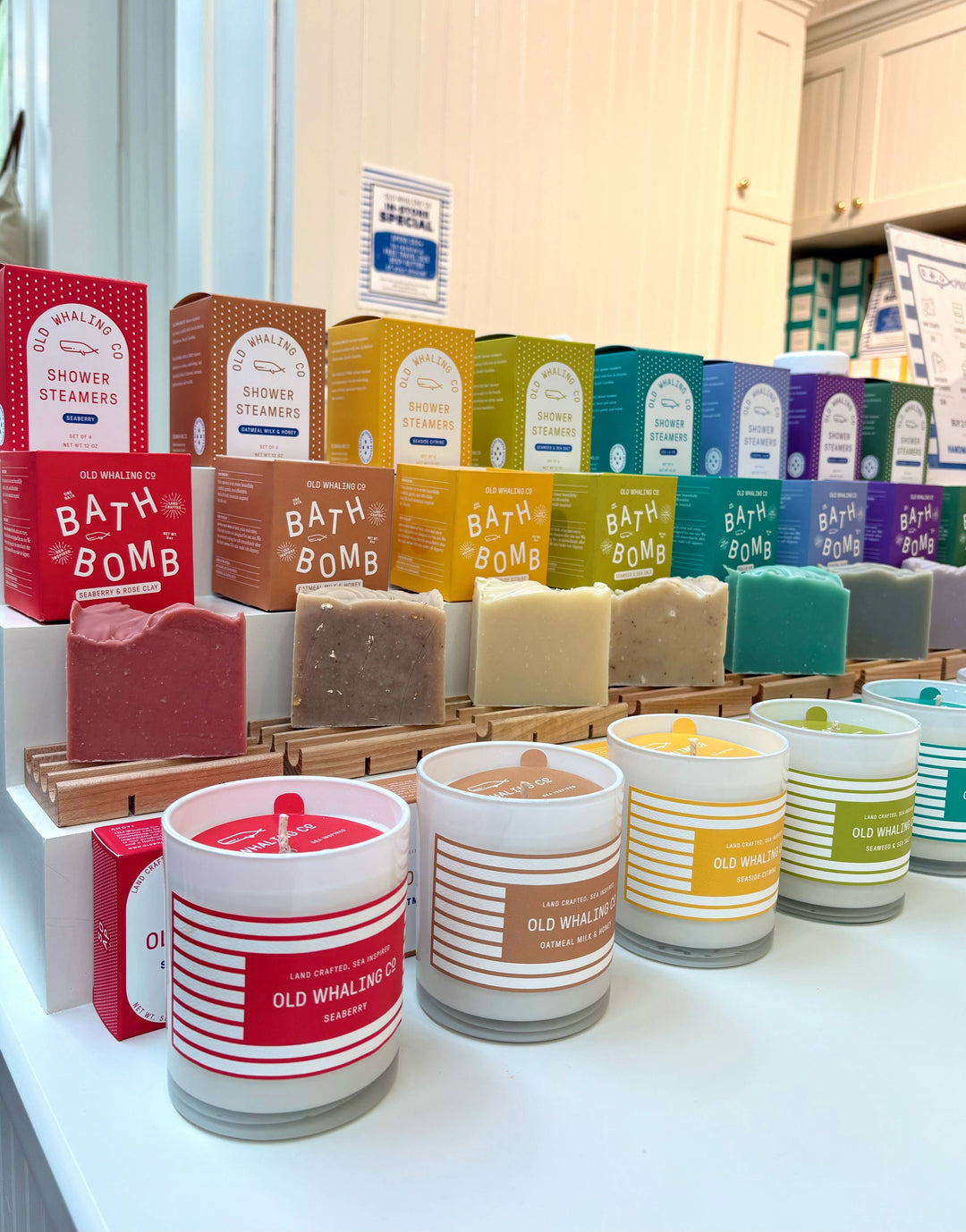 Old Whaling Company Gifts Oatmeal Milk & Honey Shower Steamers