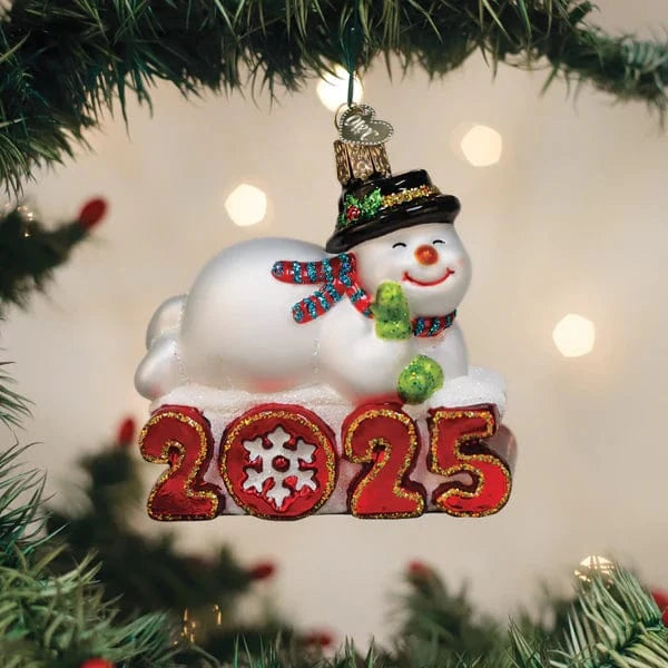 Old World Christmas Holiday 2025 Snowman Ornament