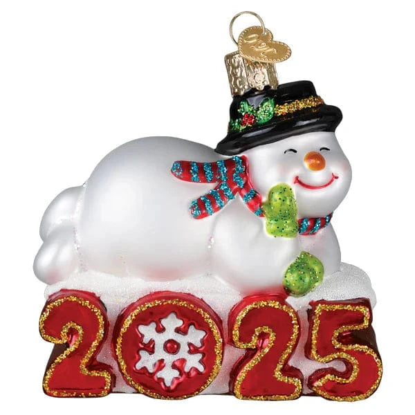 Old World Christmas Holiday 2025 Snowman Ornament
