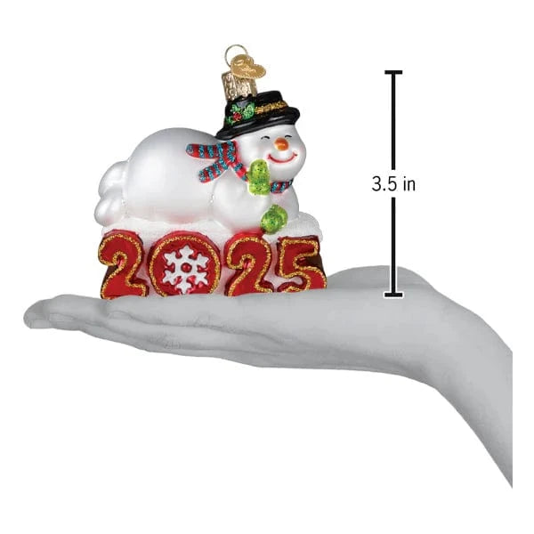 Old World Christmas Holiday 2025 Snowman Ornament