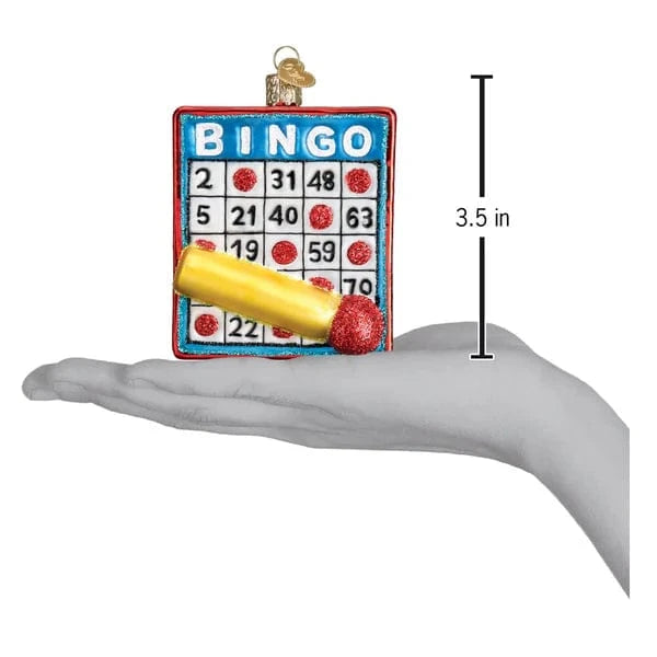 Old World Christmas Holiday Bingo Ornament