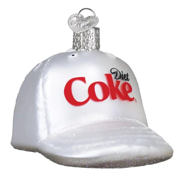 Old World Christmas Holiday Diet Coke Baseball Cap Ornament