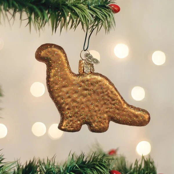 Old World Christmas Holiday Dino Chicken Nugget Ornament