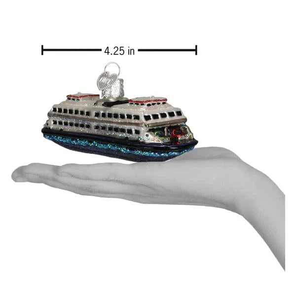 Old World Christmas Holiday Ferry Ornament