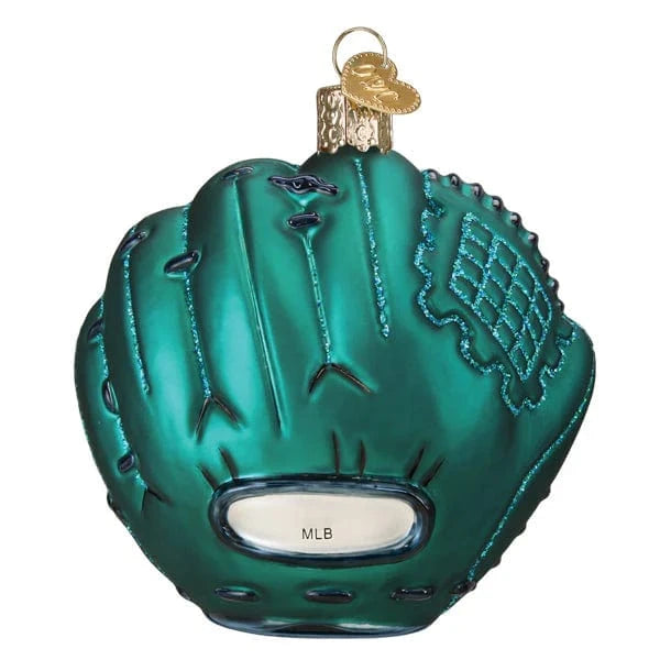 Old World Christmas Holiday Mariners Baseball Mitt Ornament
