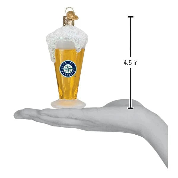 Old World Christmas Holiday Mariners Glass of Beer Ornament