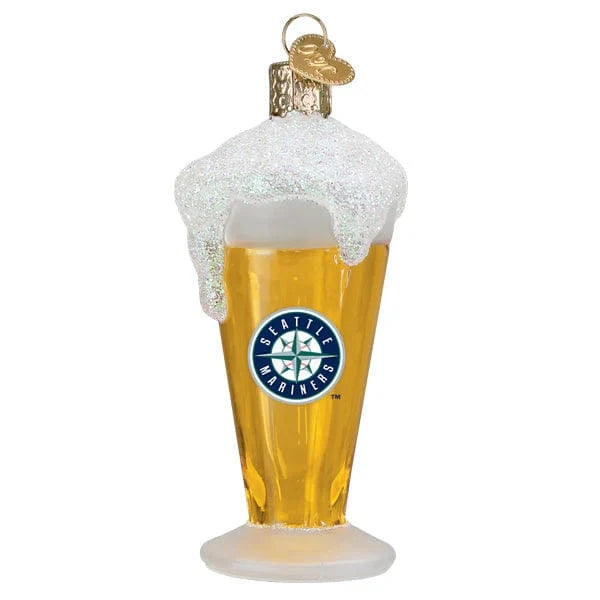 Old World Christmas Holiday Mariners Glass of Beer Ornament