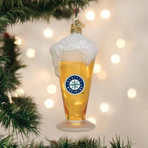 Old World Christmas Holiday Mariners Glass of Beer Ornament
