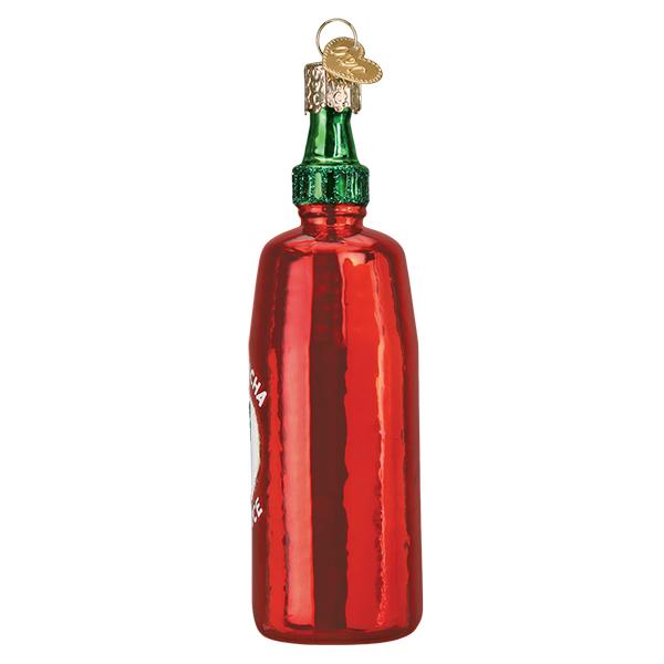 Old World Christmas Holiday Sriracha Sauce Ornament