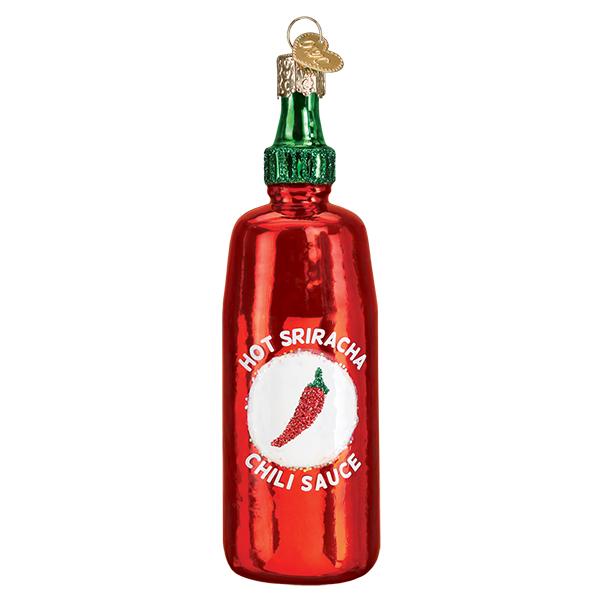 Old World Christmas Holiday Sriracha Sauce Ornament