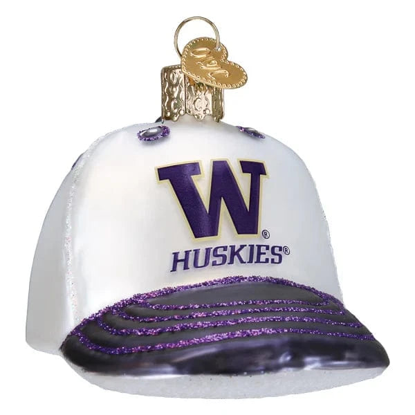 Old World Christmas Holiday Washington Baseball Cap Ornament