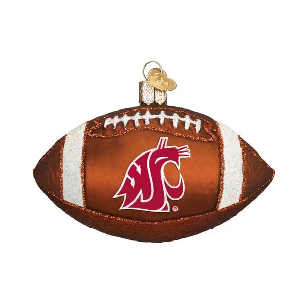 Old World Christmas Holiday WSU Football Ornament