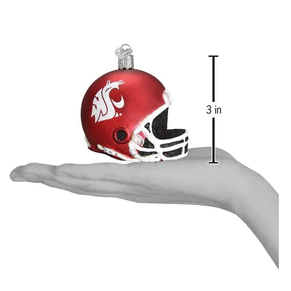 Old World Christmas Holiday WSU Helmet Ornament