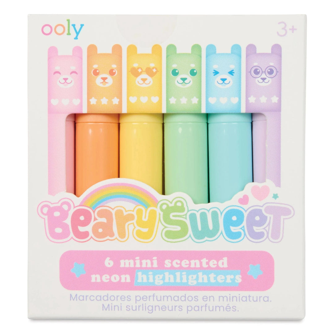 OOLY Art Supplies Beary Sweet Mini Scented Highlighters | OOLY