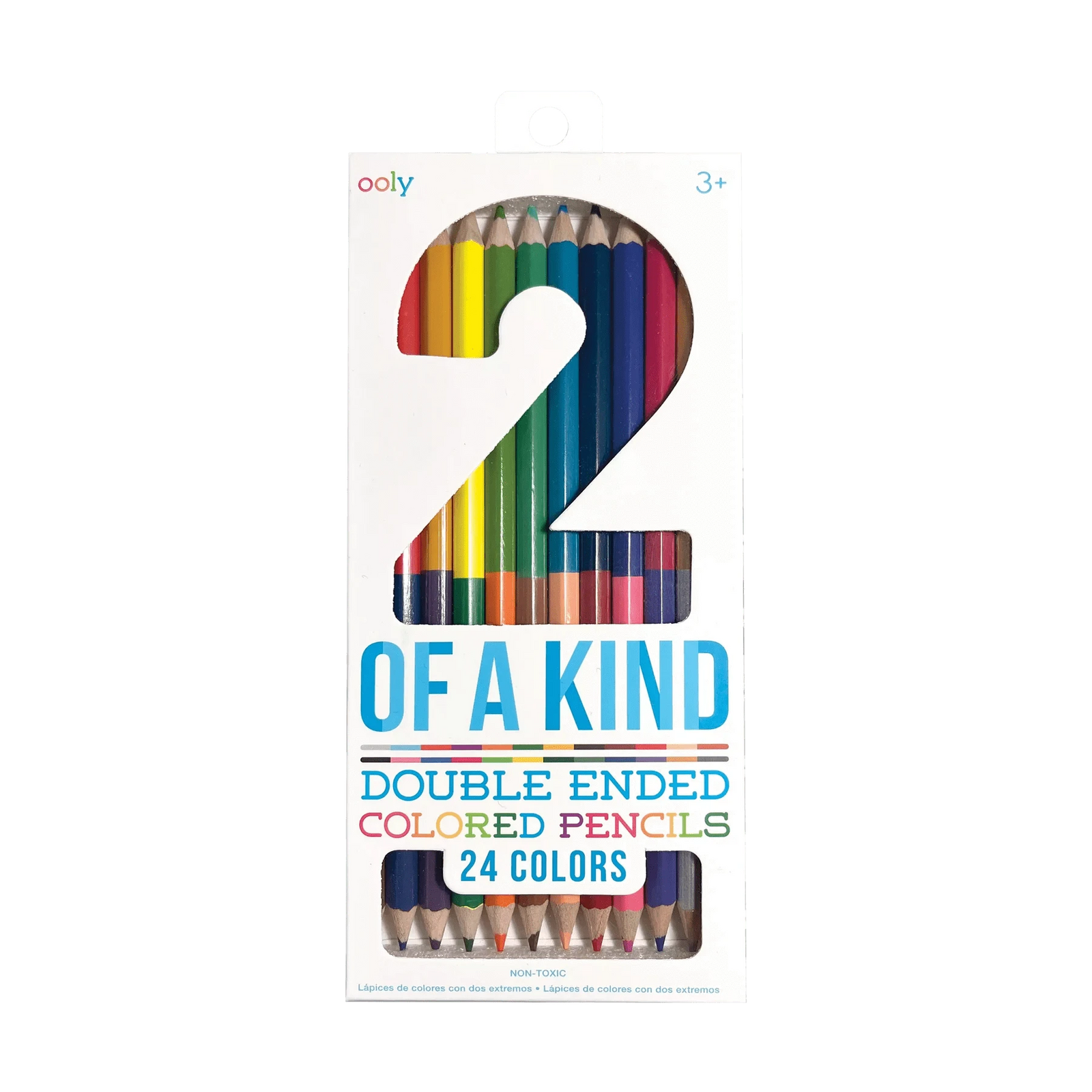OOLY Paper 2 Of A Kind Double-Ended Colored Pencils - Set of 12
