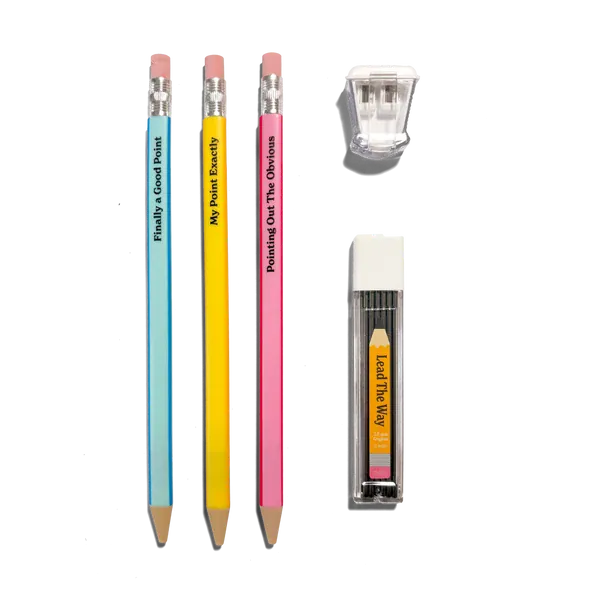 OOLY Paper Point Made Mechanical Graphite Pencils – Set of 3