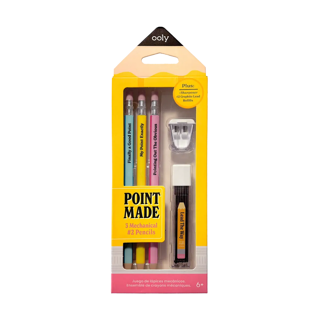 OOLY Paper Point Made Mechanical Graphite Pencils – Set of 3