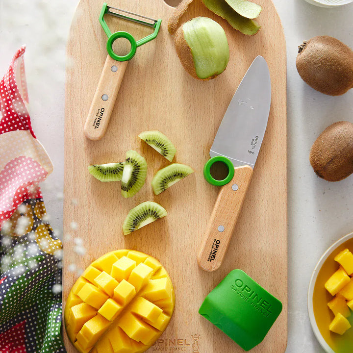 Opinel Home Le Petit Chef Complete Set - Green
