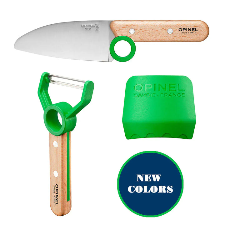 Opinel Home Le Petit Chef Complete Set - Green