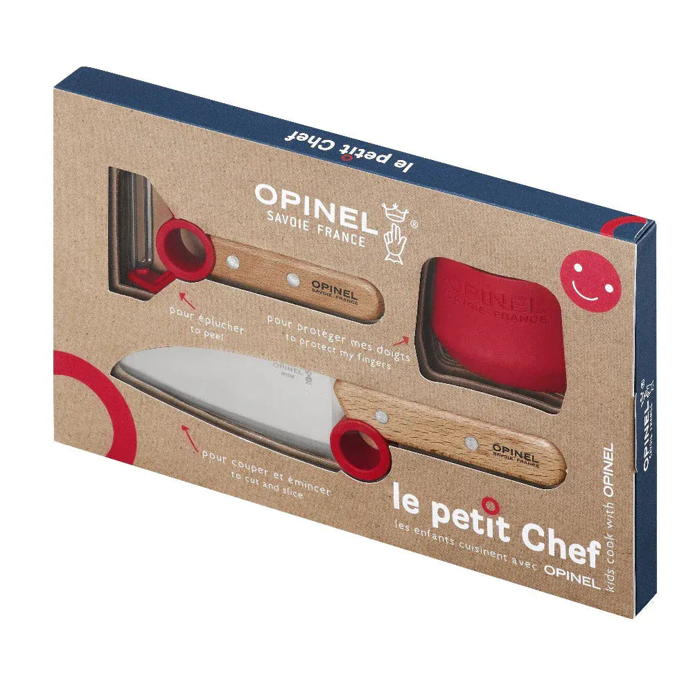 Opinel Home Le Petit Chef Complete Set - Red