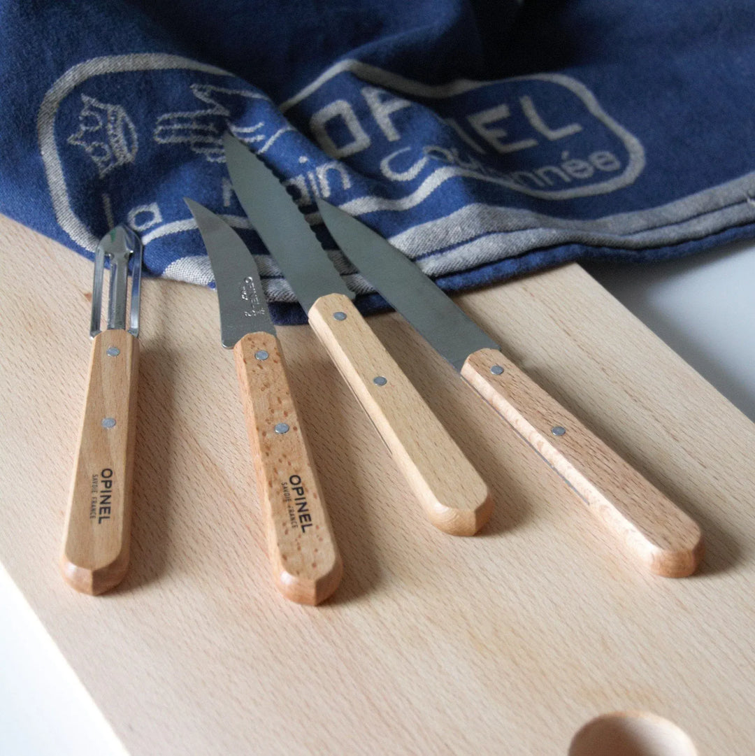 Opinel Home Les Essentiels Small Kitchen Knife Set "Natural" | Opinel
