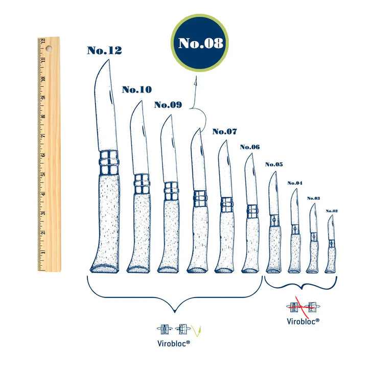 Opinel Home No.08 Stainless Steel Folding Knife | Opinel