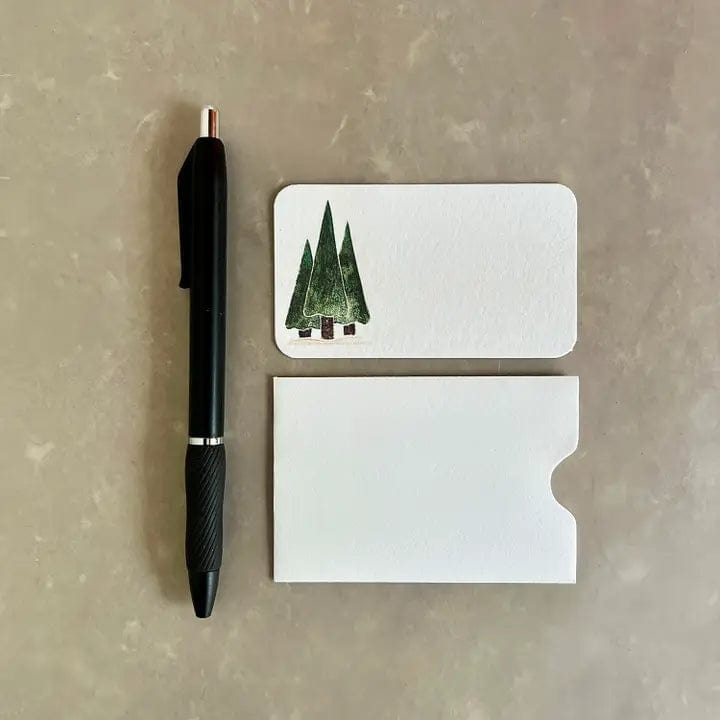 Originals Paper Art Card Pine Trees Pocket Notes