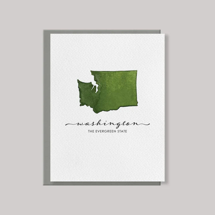 Originals Paper Art Cards Evergreen State Note Card