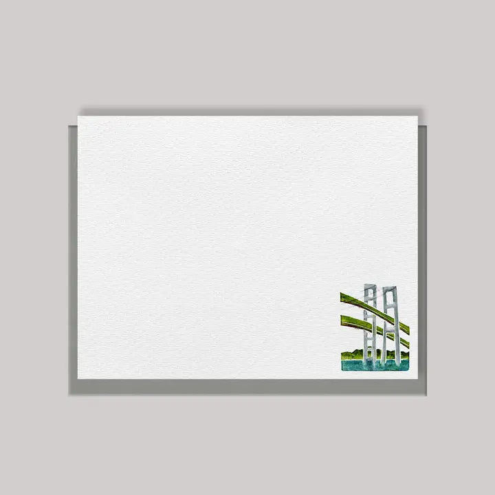 Originals Paper Art Cards Narrows Bridge Flat Notes | Box of 8