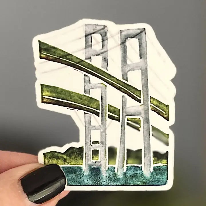 Originals Paper Art Cards Narrows Bridge Vinyl Sticker