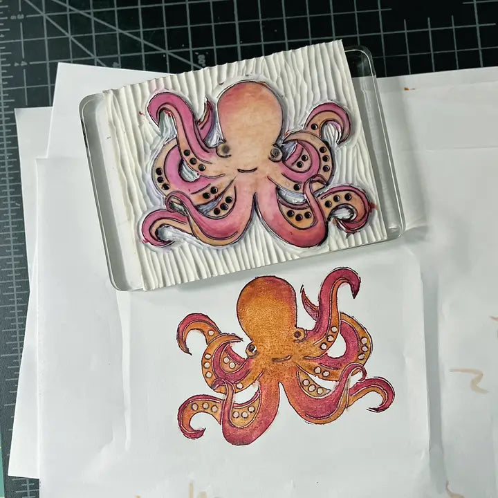 Originals Paper Art Cards Octopus Vinyl Sticker