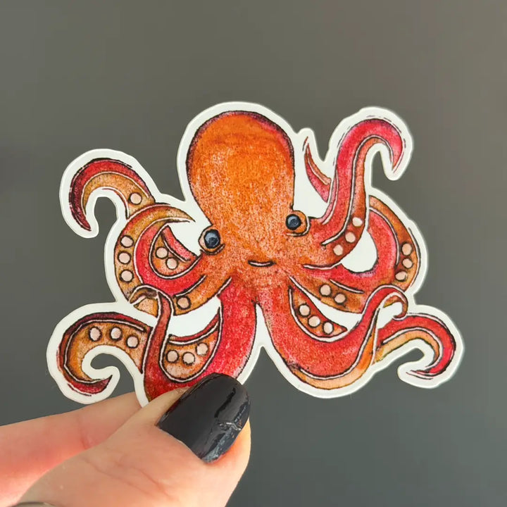 Originals Paper Art Cards Octopus Vinyl Sticker