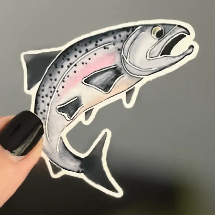 Originals Paper Art Cards Salmon Vinyl Sticker