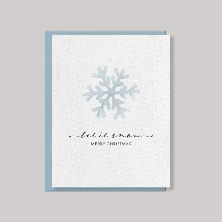 Originals Paper Art Holiday Carved Snowflake "Let it Snow" Boxed Notecards