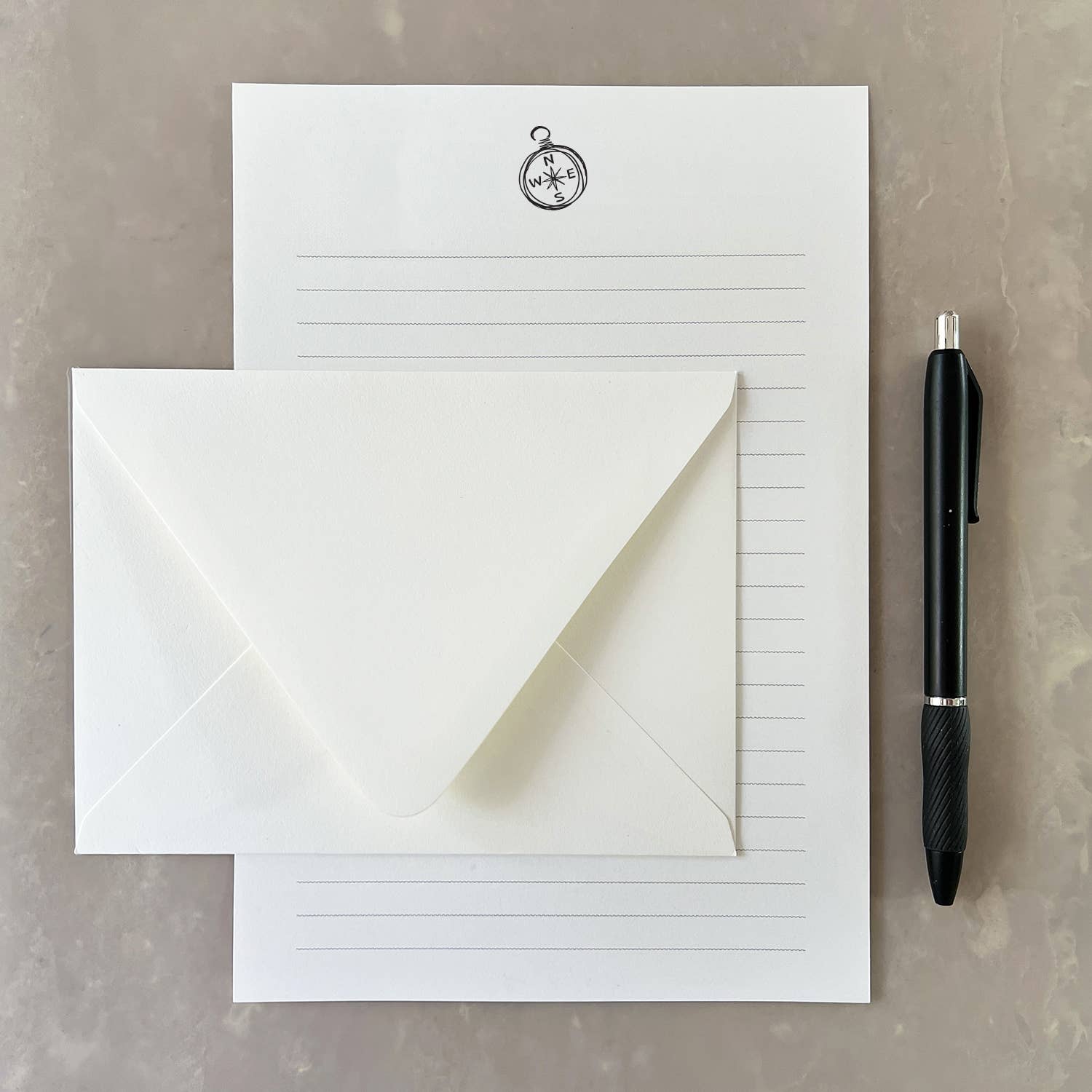 Originals Paper Art paper DOODLED Compass Stationery Set of 4