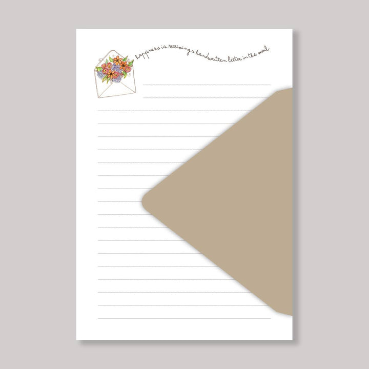 Originals Paper Art paper DOODLED Envelope of Flowers | Stationery | Set of 4