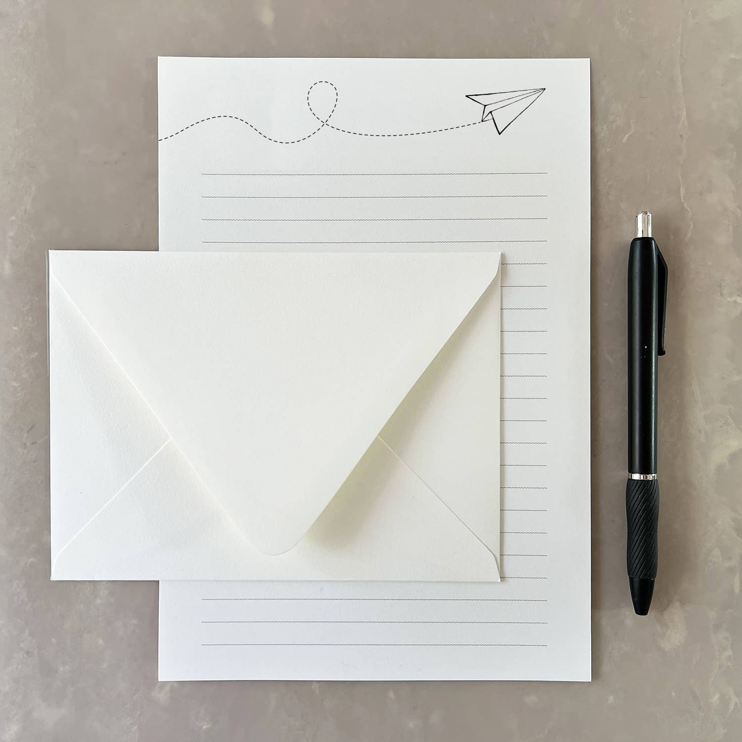 Originals Paper Art paper DOODLED Paper Airplane Stationery Set of 4