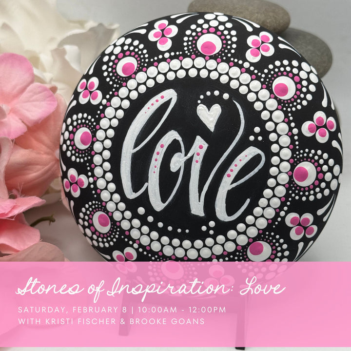 Originals Paper Art Workshop Stones of Inspiration: Love Workshop - Saturday, 2/8/25