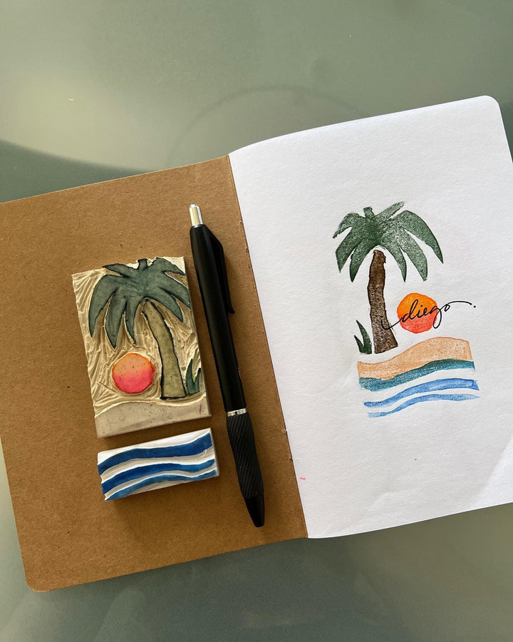 Originals Paper Art Workshop Winter Stamp Carving Workshop - Two Week Course
