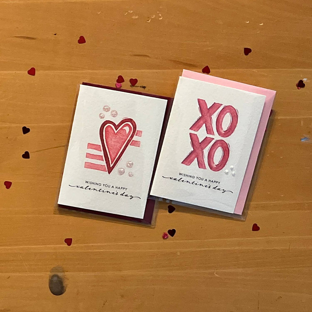 Originals Paper Art XOXO Valentine Enclosure Card