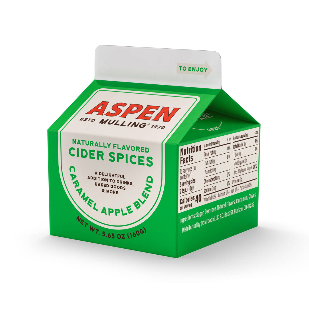 Otis Foods Treats Aspen Mulling Spices - Caramel Apple - 5.65oz Carton