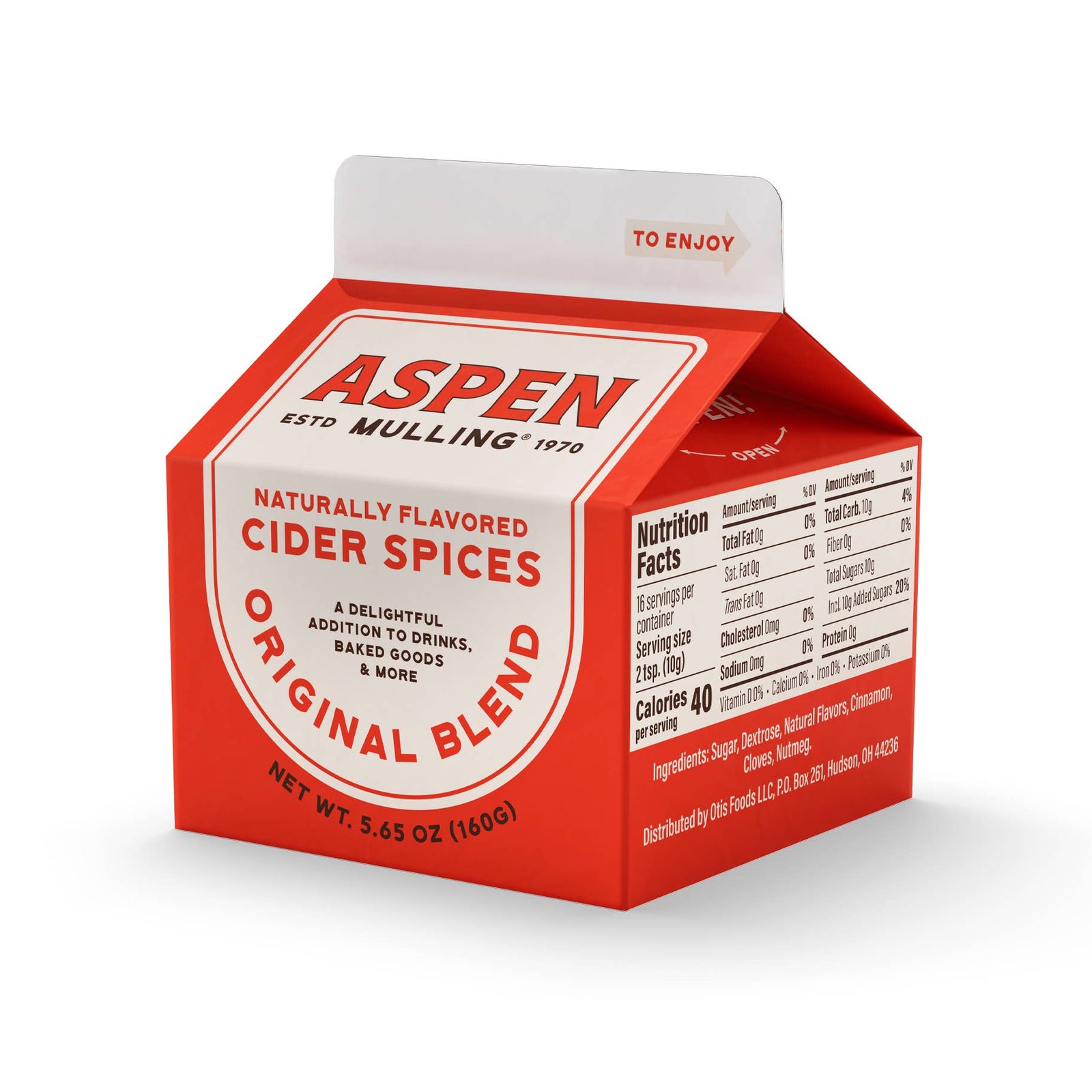 Otis Foods Treats Aspen Mulling Spices - Original - 5.65oz Carton