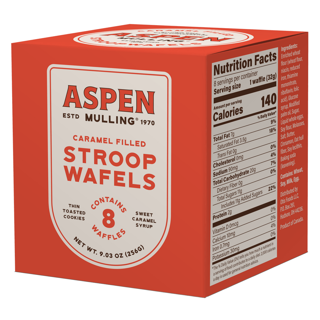 Otis Foods Treats Aspen Mulling Stroopwafels - 8ct Box