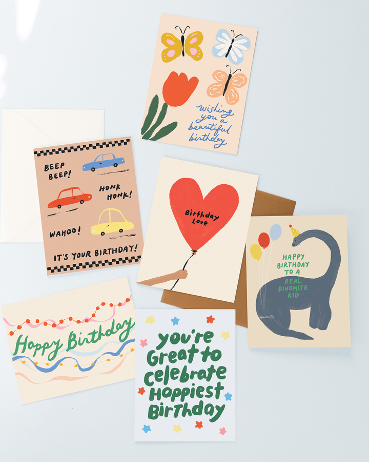 Our Heiday Cards Birthday Love Balloon Card