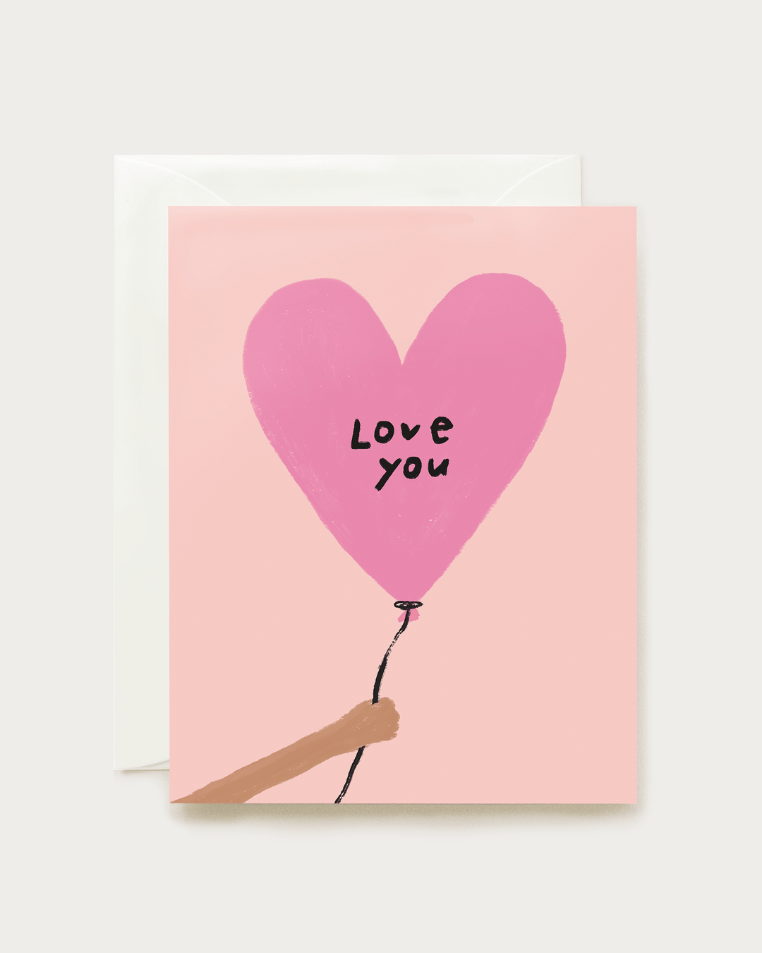 Our Heiday Cards Love You Balloon Card