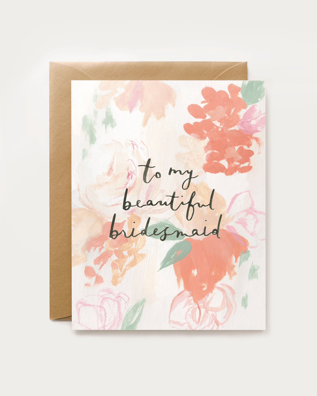 Our Heiday Cards To My Beautiful Bridesmaid Card