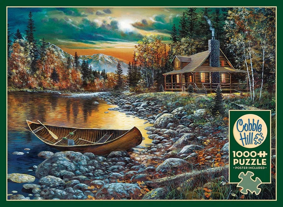 Outset Media Puzzles High Country Retreat Puzzle - 1000 Piece | Cobble Hill